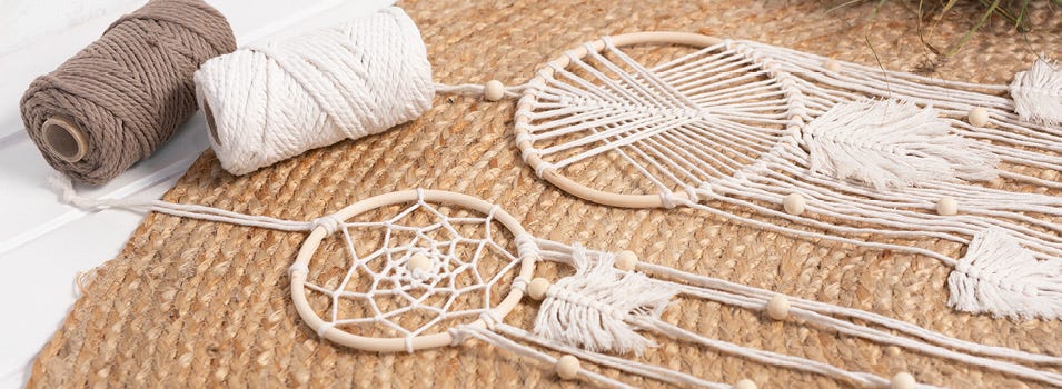 Técnicas con macramé