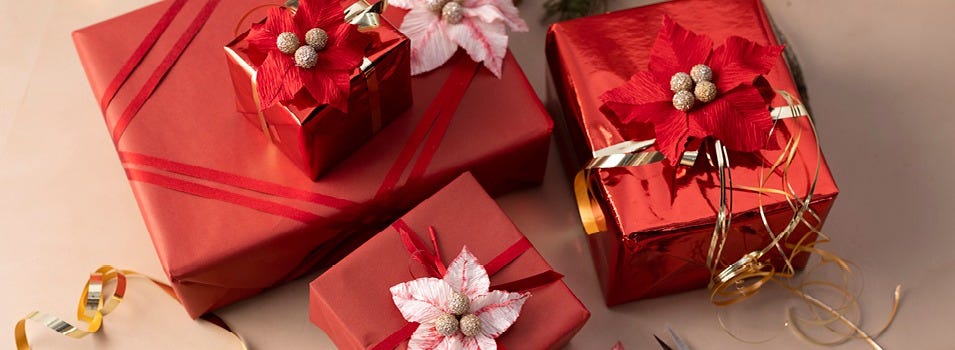 Fiestas, tarjetas y papel de regalo