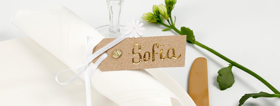 Tarjetas para la mesa para bodas