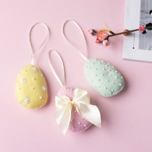 Huevo de Pascua casero para colgar