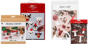 Kits de bricolaje con adornos navideños