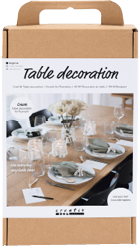 Kit de manualidades de decoración de mesa Natural