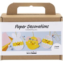 Mini Kit de Manualidades Decoración de Papel, Tarjeta con decoracion, 1 set