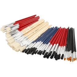 Set de Pinceles YellowLine, medida 4+8+10+12+3/4, 60 ud/ 1 paquete