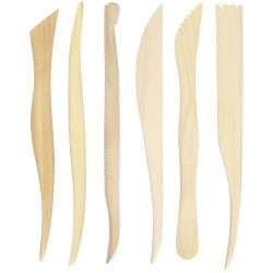 Palitos de Modelado, L. 15 cm, 6 ud/ 1 paquete