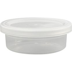 Botes de plástico con tapa