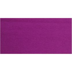 Papel Crepé, hoja 50x250 cm, violeta, 10 pliegues/ 1 paquete