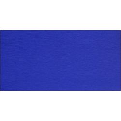 Papel Crepé, hoja 50x250 cm, azul, 10 pliegues/ 1 paquete
