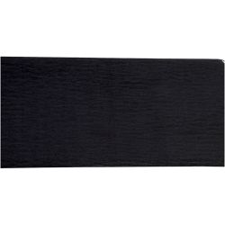 Papel Crepé, hoja 50x250 cm, negro, 10 pliegues/ 1 paquete