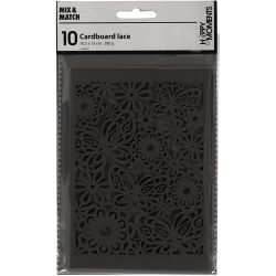 Cartulina con dibujos de encaje