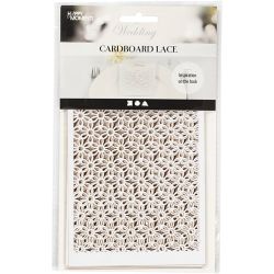 Cartulina con dibujos de encaje