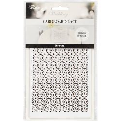 Cartulina con dibujos de encaje