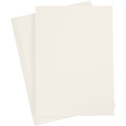 Tarjeta, A4, hoja 210x297 mm, 220 gr, blanquecino, 10 ud/ 1 paquete