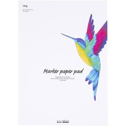 Almohadilla de papel para rotuladores, A3, hoja 297x420 mm, 120 gr, blanco, 30 hoja/ 1 paquete