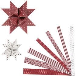 Tiras de papel para estrella