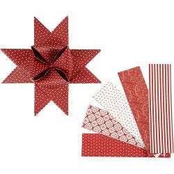 Tiras de papel para estrella