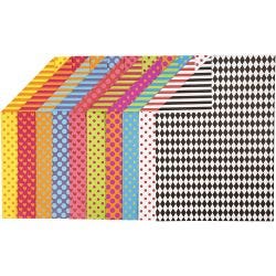 Cartulina Decorada, A4, hoja 210x297 mm, 250 gr, surtido de colores, 200 hojas stdas/ 1 paquete