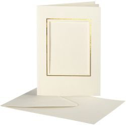 Tarjeta con Passepartout