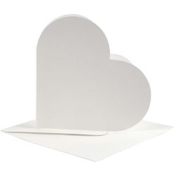 Tarjetas con forma de corazón