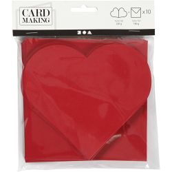 Tarjetas con forma de corazón