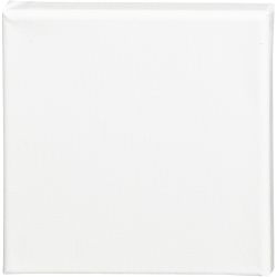 Lienzo, P: 1.6 cm, medidas 15x15 cm, 360 gr, blanco, 1 ud
