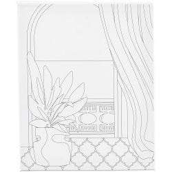 Lienzo de pintura estampado