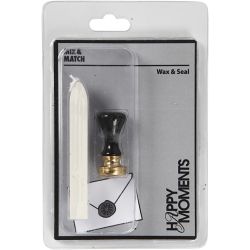 Kit para sellar con cera, dia 17 mm, madre perla, 1 set
