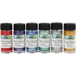 Pintura mágica efecto mármol