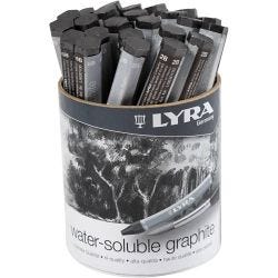 Lápices de color de grafito solubles