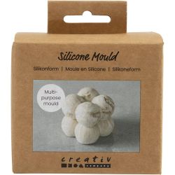 Molde de Silicona, Cuadrado con burbujas, A: 4 cm, dia 4 cm, 1 ud/ 1 paquete
