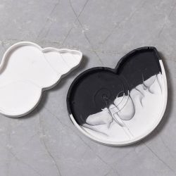 Molde de silicona, Concha, A: 0,6 cm, L. 12 cm, A: 8-9 cm, 2 ud/ 1 paquete