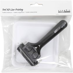 Kit de herramientas de impresión con bloques de linóleo