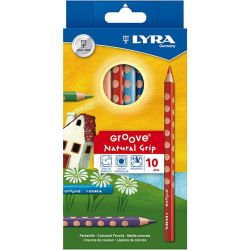 Lápices de Colores con Surcos