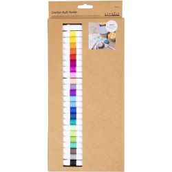 Rotulador Creativo Multiusos, trazo ancho 4 mm, surtido de colores, 24 ud/ 1 paquete