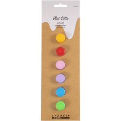 Pintura para manualidades Plus Color, conjunto de colores, 6x5ml/ 1 paquete
