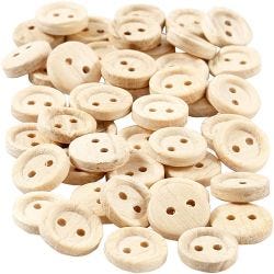 Botones de madera