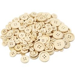 Botones de madera