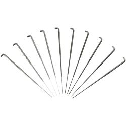 Aguja de fieltro, L. 7,5 cm, mediano, 10 ud/ 1 paquete
