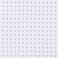 Tela Aida, medidas 50x50 cm, 35 cuadrados por 10 cm , blanco, 1 ud