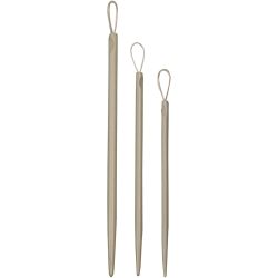 Agujas de Hilo, L. 6+7+8,5 cm, 3 ud/ 1 paquete