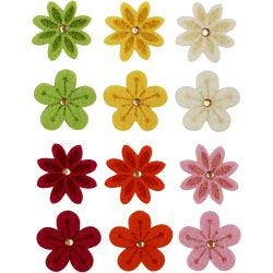 Flores de fieltro