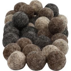 Bolitas de fieltro