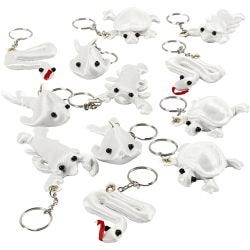 Figuras de tela con llavero