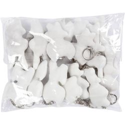 Figuras de tela con llavero