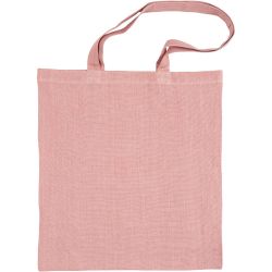 Bolsa de tela, medidas 38x42 cm, 185 gr, rosado, 1 paquete