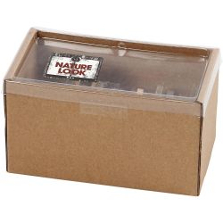 Discos de madera con agujero