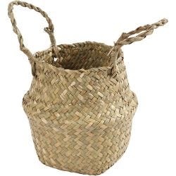 Cesto de Seagrass, A: 7/15 cm, dia 16 cm, 1 ud
