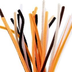 Chenilla, 30 cm, 6 mm, colores, 25stdas/ 1 paquete