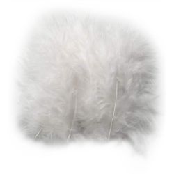 Plumón, medidas 5-12 cm, blanco, 15 ud/ 1 paquete