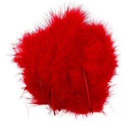 Plumón, medidas 5-12 cm, rojo, 15 ud/ 1 paquete
